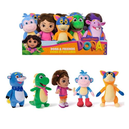 (Mis 2) DORA L’ESPLORATRICE Peluche 20cm 5ass In espo da 10pz…x10